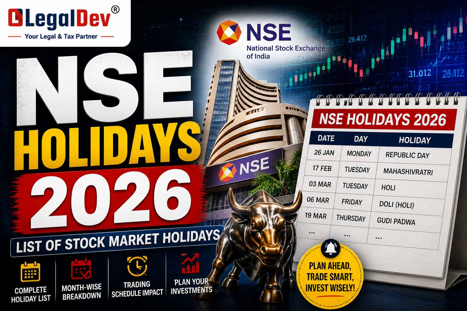 NSE Holidays 2026